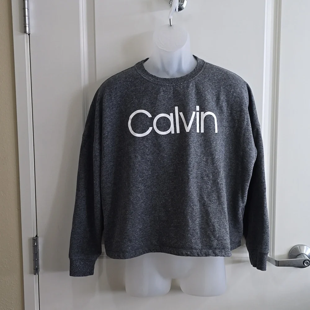 Women’s‎ Calvin Klein Gray  Sweatshirt Size  XLARGE NWOT